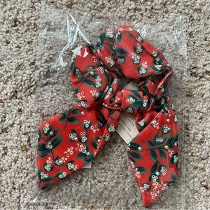 NWT Rifle Paper Co bow scrunchie